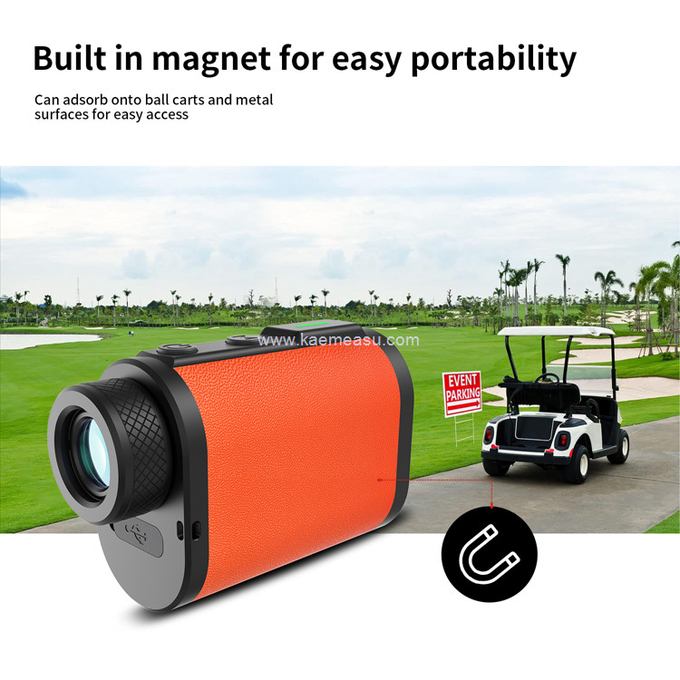 kaemeasu Golf Rangefinder Aliminum Laser Range Finder Rechargeable Distance Meter MAL1000