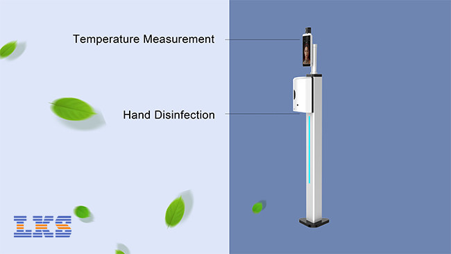 AC 110V AC 240V Face Recognition Thermometer auto soap dispenser
