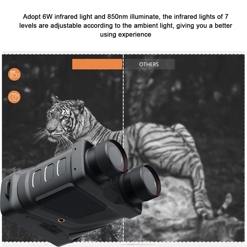 Outside Infrared Digital Telescope Goggles Thermal Imager For Hunting