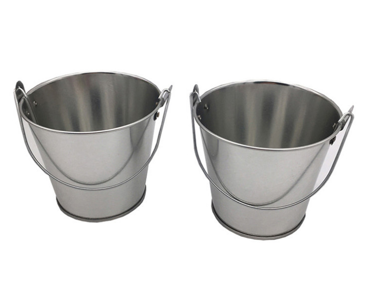 Popcorn Metal Wine Bucket 5 Gallon Galvanized Bucket With Lid