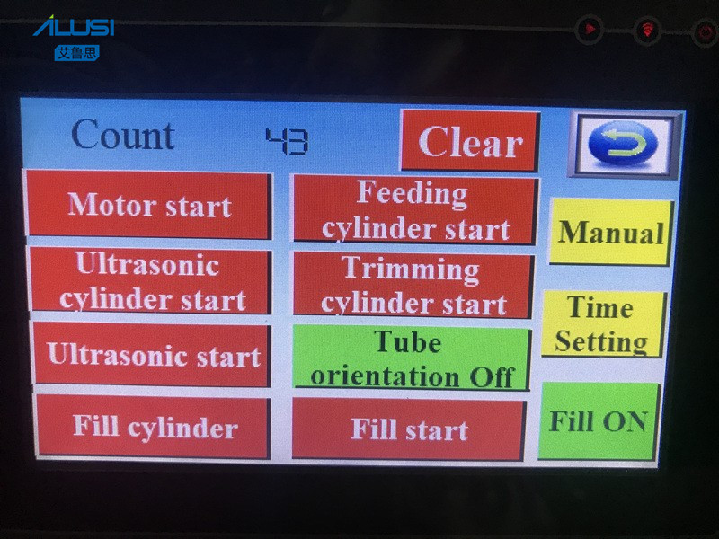 Manual Ultrasonic Liquid Lip Gloss Tube Filling Sealing Machine