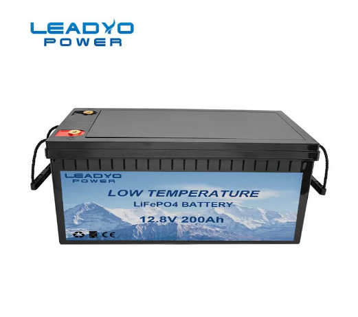 Rechargeable Low Temperature Lithium ion Marine Battery 12V 200Ah LiFePO4 Batteries with Self-Heating Function