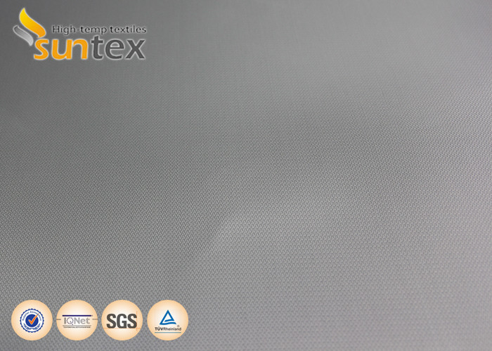 Fiberglass Cloth Roll PU Coating Fine Fiberglass Cloth For Welding 0.41mm Fire Retardant M0
