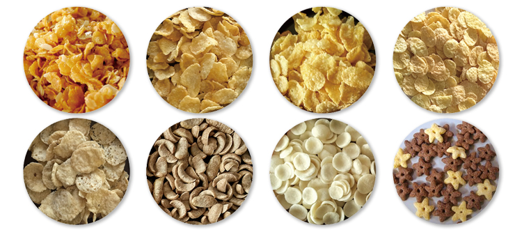 Complete Corn Wheat Chips Flakes Puff Snack Food Production Line Extruder Making Processing Machine