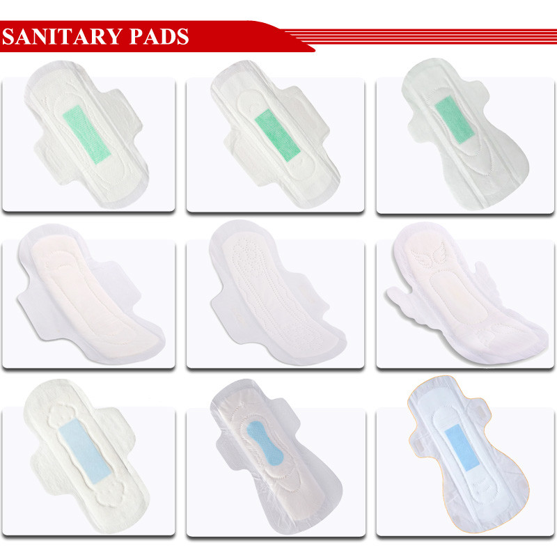 Womens Pads Winged Shape Ultra Thin Leak Proof And Absorbent Cotton Sanitary Napkins