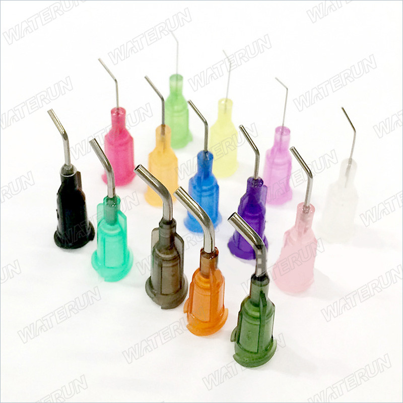 Multicolor Flexible Syringe Tips 14G-34G , Practical Blunt Dispensing Needle