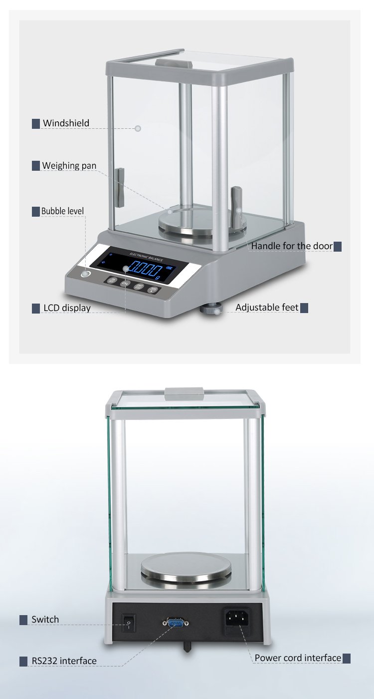 Veidt Weighing MK6103C 610g 0.001g 1mg LCD Display Load Cell Sensor Analytical Precision Chinese Electronic Scale Balance