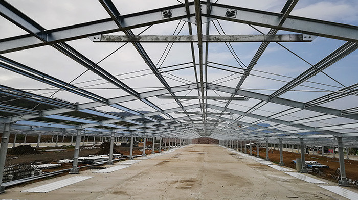 Durable Steel Frame Prefab Industrial Buildings Column Beam