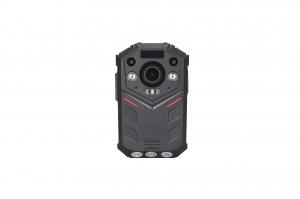 IR Night Vision WiFi Body Camera , Black Police Video Camera GPS Supported