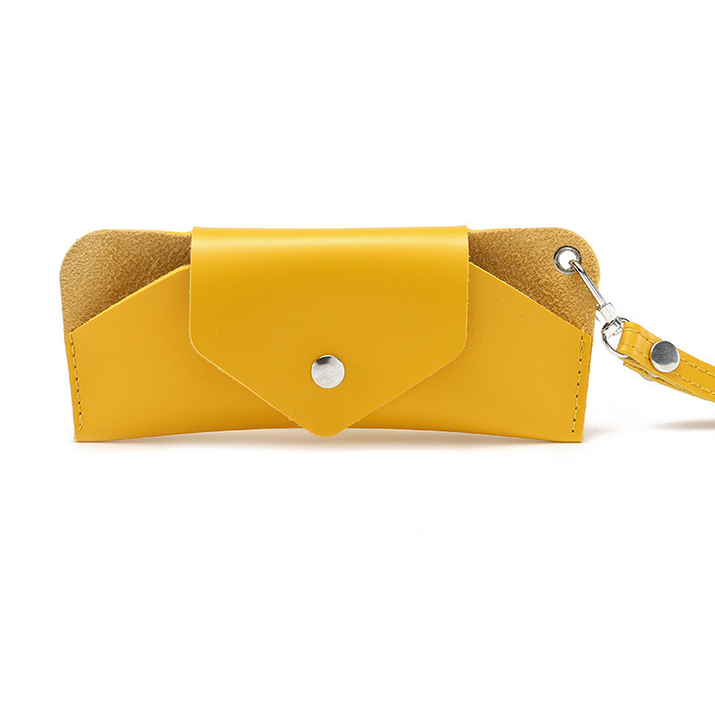 Simple Design Pu Leather Glasses Case Holder Organizer Travel Glasses Pouch