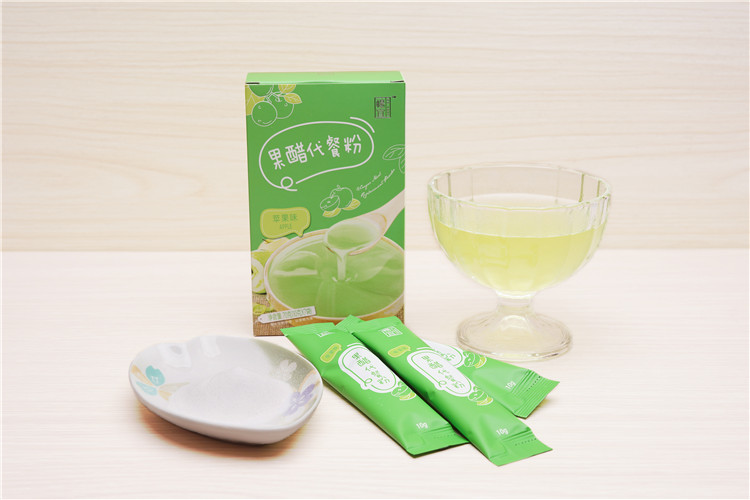 Fruit Vinegar Food Replacement Powder Apple Flavor 6gx15 Packs No Preservatives