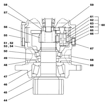 191-2693 199-4487 Excavator Swing Drive Gear Applied To  325C 325D 322C 324D 329D