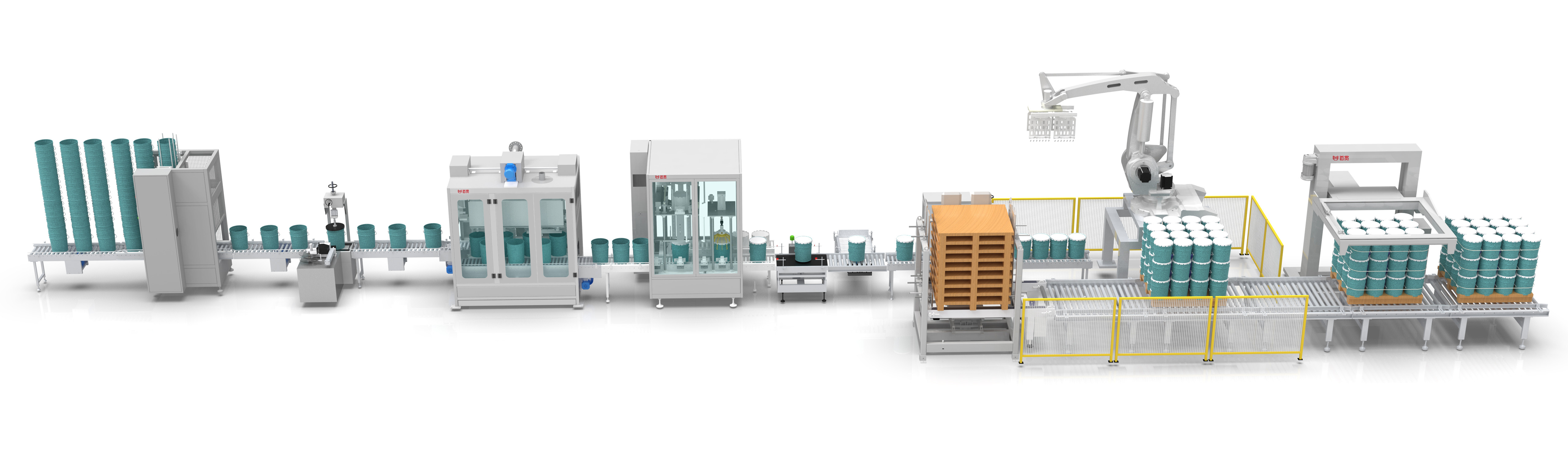 200L Fully Automatic Filling And Capping Filling Line Liquid Filling Machine