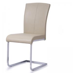 Buy cheap Steel Frames Leather Seat 4 Pcs Modern Metal Dining Chairs product