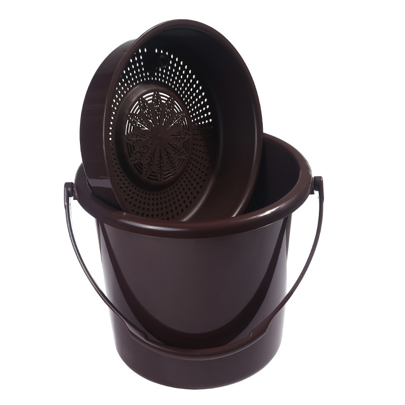 Portable Polypropylene 34.5x32cm Waste Water Bucket