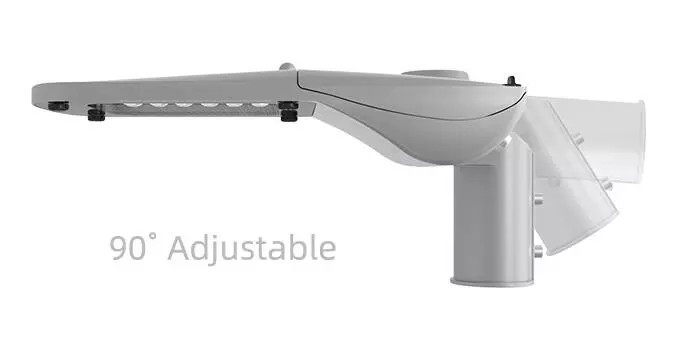 40w 50w 60w LED Street Light Ultra Slim , IP65 Outdoor Pole Mounted Luminaire