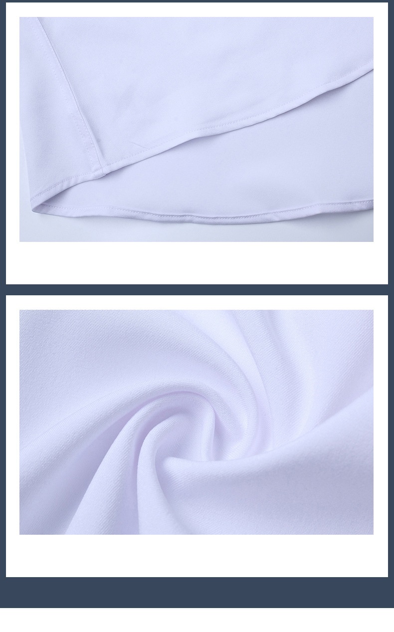 Turn-down Collar Plus Size Men's T-shirts Solid Color Long Sleeve Dress Shirts For Men