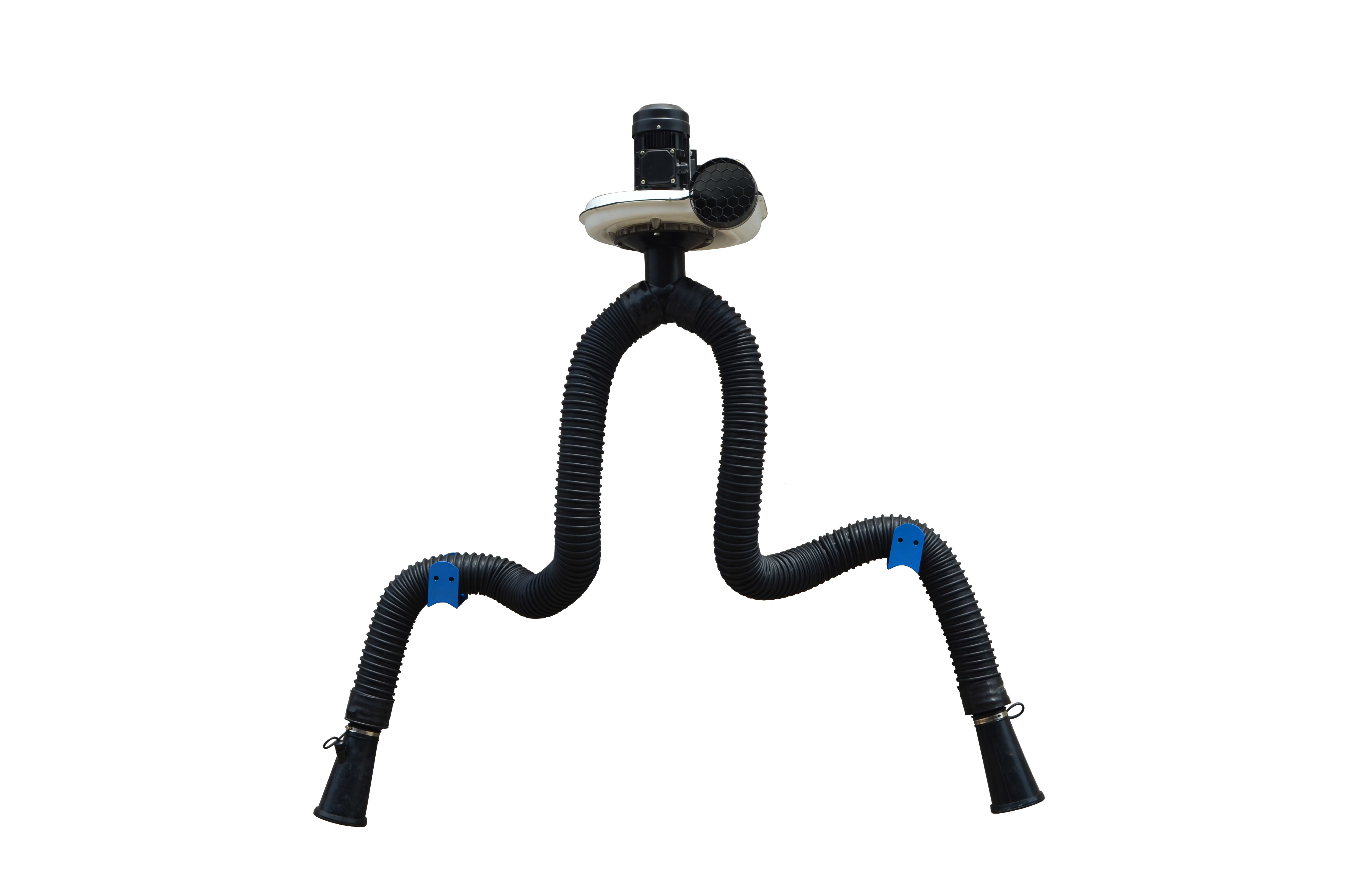 8m 10m 12m Vehicle Exhaust Extraction System Slide Rail Type Exhaust Hose Reel