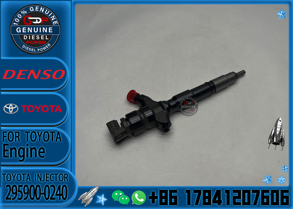 Common Rail Fuel Injector 23670-39455 295900-0240 For TOYOTA Hilux 1KD