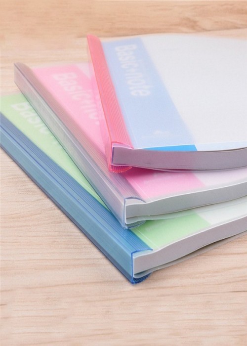 0.2mm 0.25mm 0.3mm PVC Plastic Binding Cover For Notebook