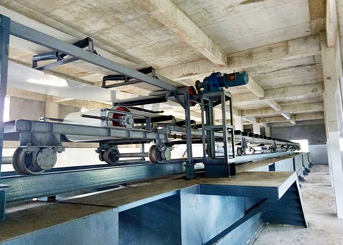 Double Driving Reversible Belt Conveyor High Speed With Impact Idlers