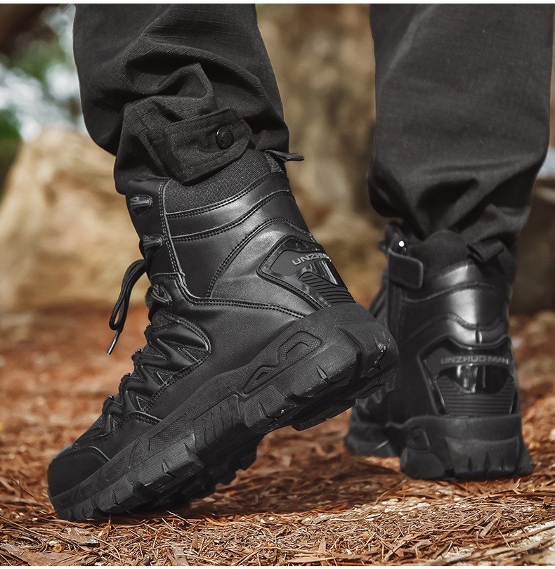 Outdoor Men's High-top Tactical Boots Mountaineering Hunting Boots Training High-top Men's Boots