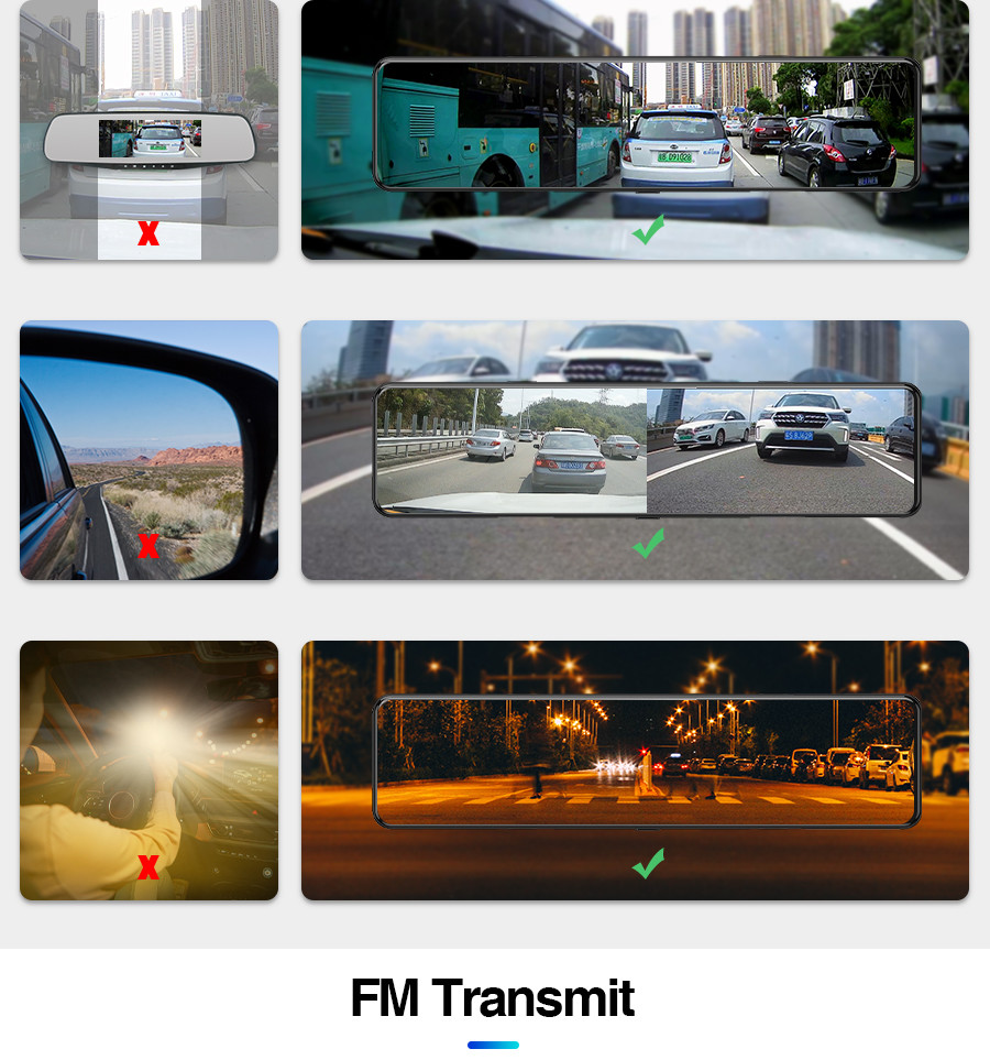 uSB Android 8.1 4g Mirror HD1080P Car DVR Camera blackbox With ADAS Wifi GPS Navigation