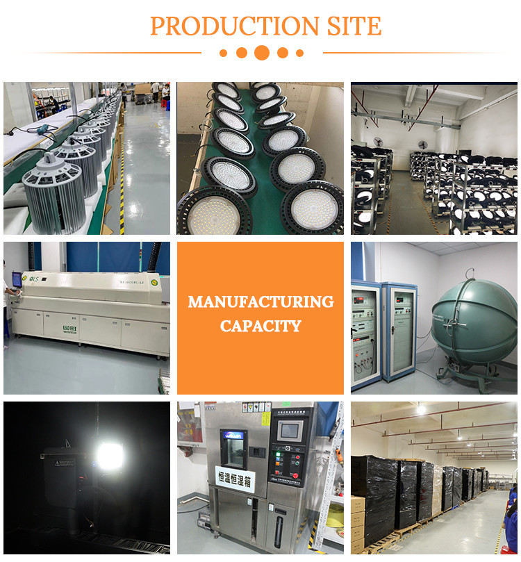High CRI CCT Adjustable High Bay Led Lights 200w Commercial Dimmable High Bay Lights