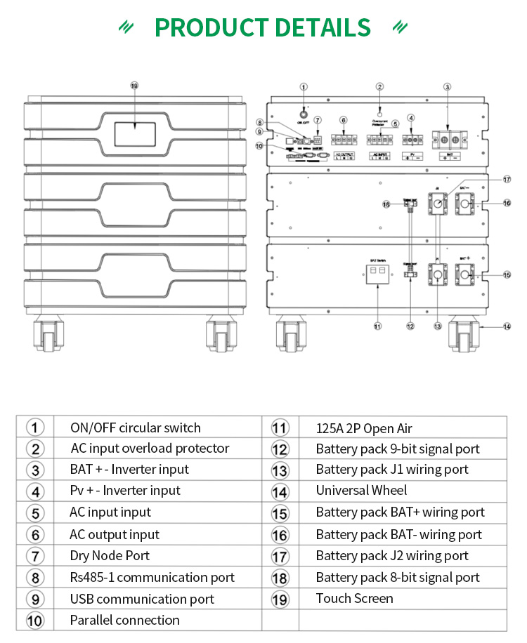 MAX24-D6 6000Wh Solar Generator Lithium Battery Solar Portable Power Station