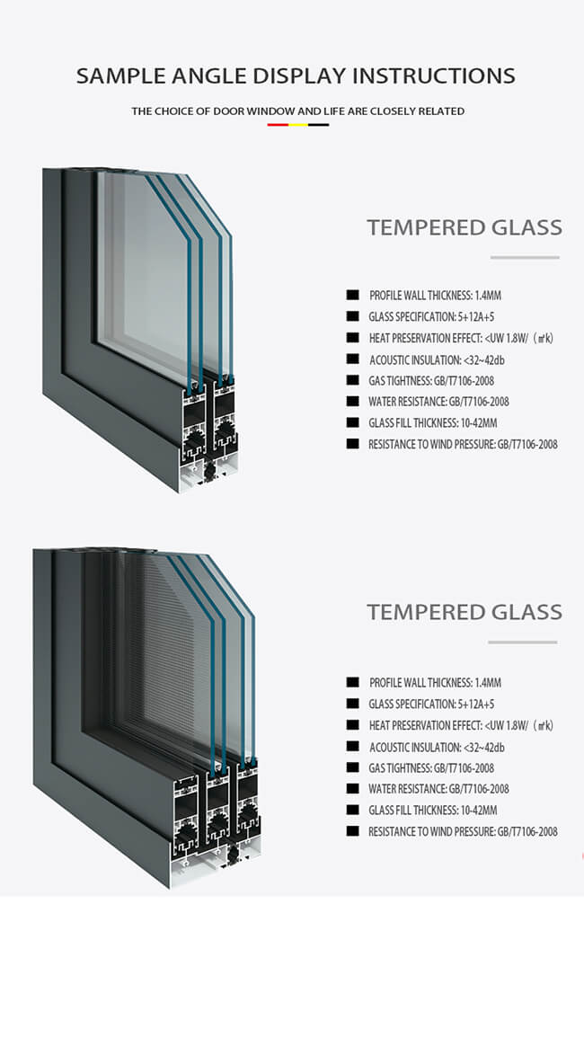 aluminum sliding window