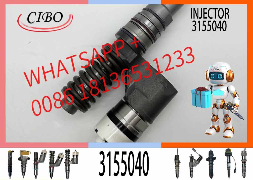 Excavator Injector 1677154 BEBE4B01001 8112556 for A0 A3 Diesel Engine Parts Nozzle Assembly Auto Parts
