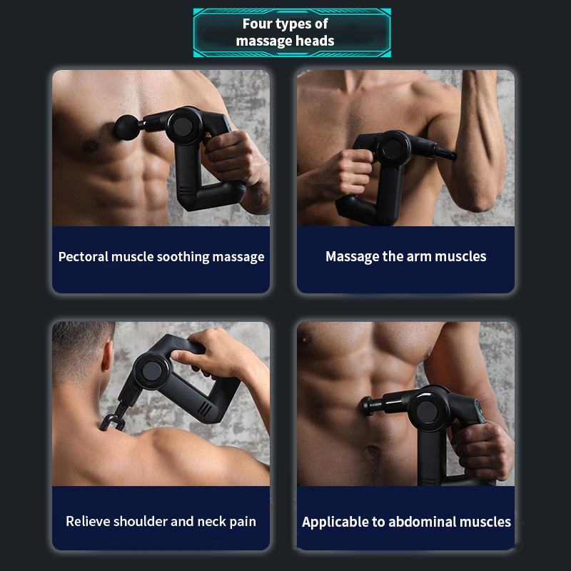 Professional Wholesale Portable Massage Therapy Gun Strong Power With Press Stress Feedback
