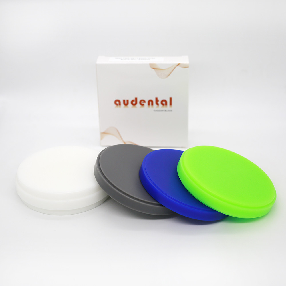 Audental Dental Lab Material CADCAM Wax With Ce Certificate Blue White Green Wax Disc Block