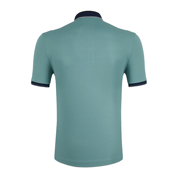 Button Polo Men's Short Sleeve Shirt Cotton Embroidery Logo Wingllar Business Men