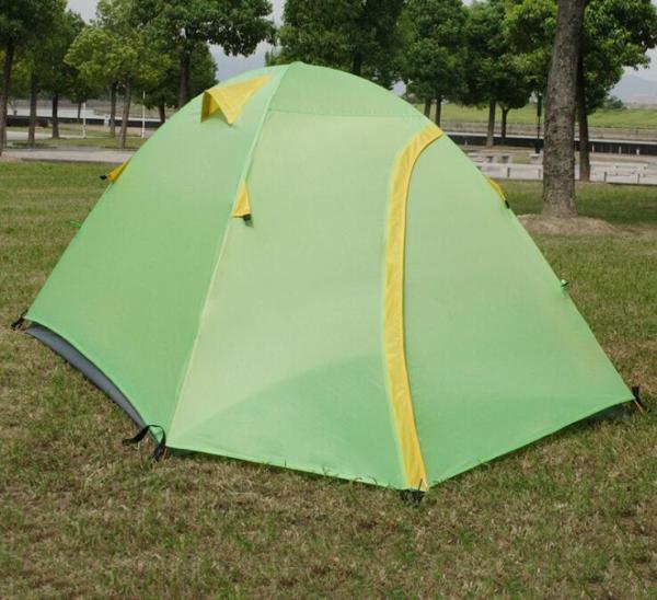 Hot Selling 2person Double Layer Backpacking Camping Tent Windproof Waterproof