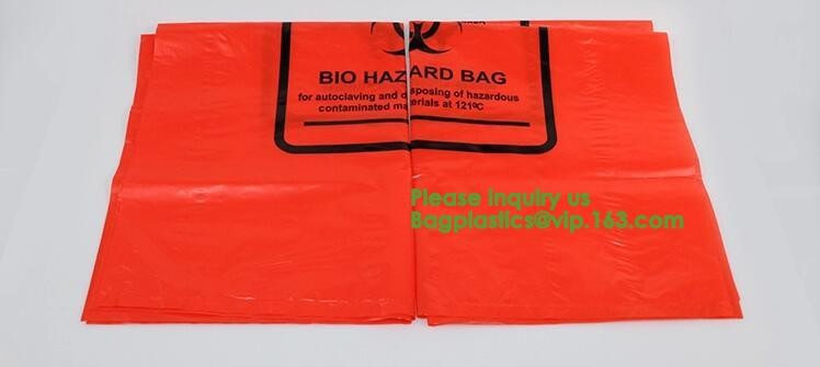 Bio Hazard Tote Bags,Stick-on Red Bio Hazard Waste Bags 6" x 6" 200/Bx,Shop Bio Hazard Shoulder bags online bagease pack