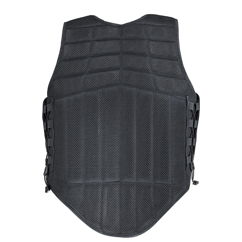 Outdoor Equestrian Activities Essential Certified Block Foam Padded Black Unisex Vest
