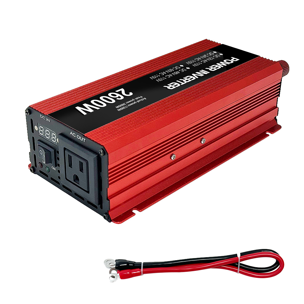 1300W 12V 24V 48V 60V to 110V 220V 230V Pure Sine Wave Power Inverter