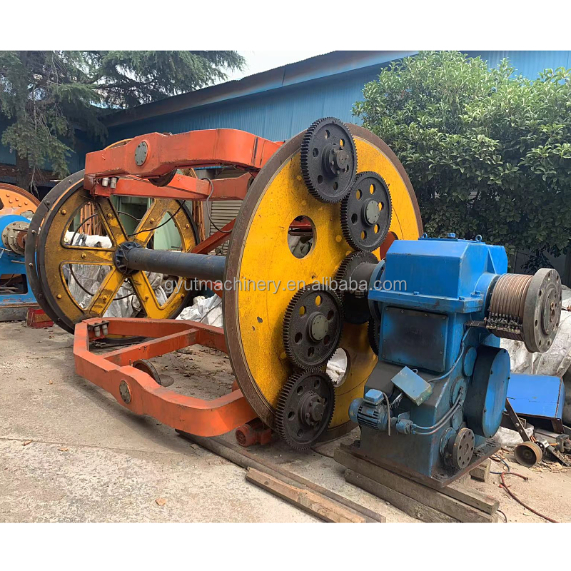 8.4ton Professional 1 6-bobbin Twister Stranding Machines for Steel Wire Bobbin Cable