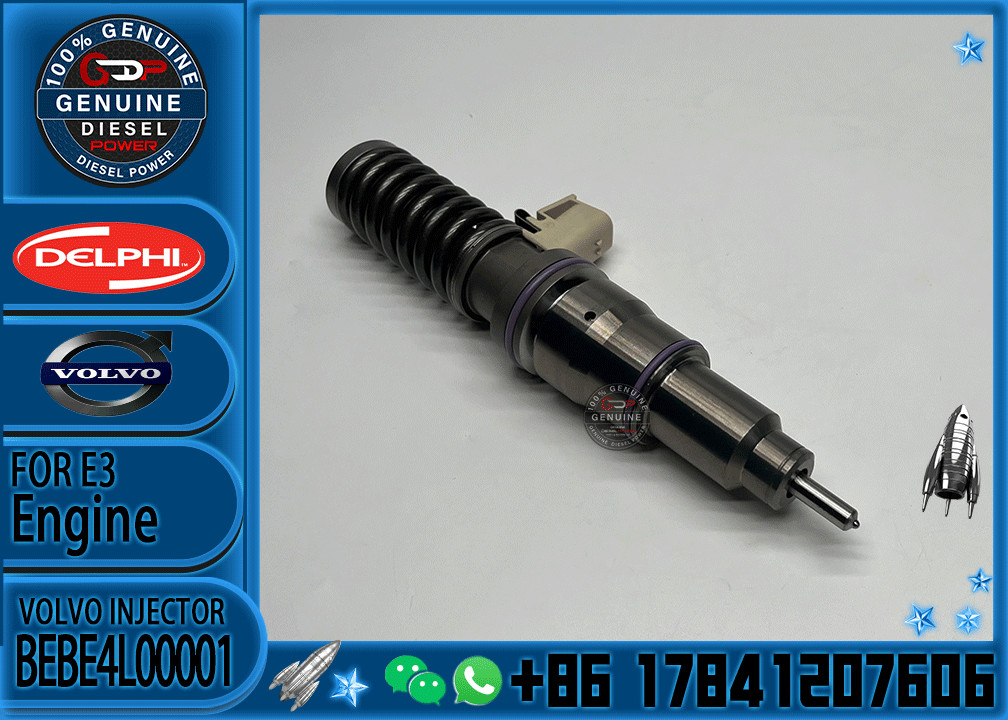 Diesel Fuel Injector BEBE4L00001 BEBE4L00002 BEBE4L01102 BEBE4L02001 BEBE4L00102 33800-84700 63229473 For VOL