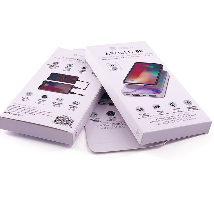 Paper Tempered Glass Packing Box Printing 87mm*20mm*190mm