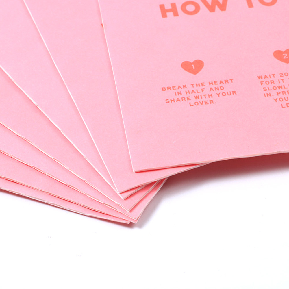OEM Logo White Black CMYK Printing Round Candy Pads Uncoated