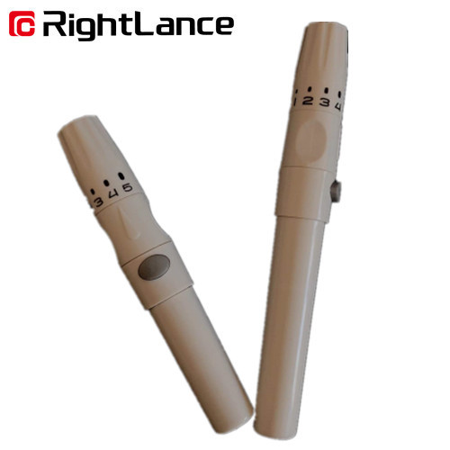 30g Painless Lancing Device 5 Depth Settings Blood Glucose Lancet Pens ISO13485
