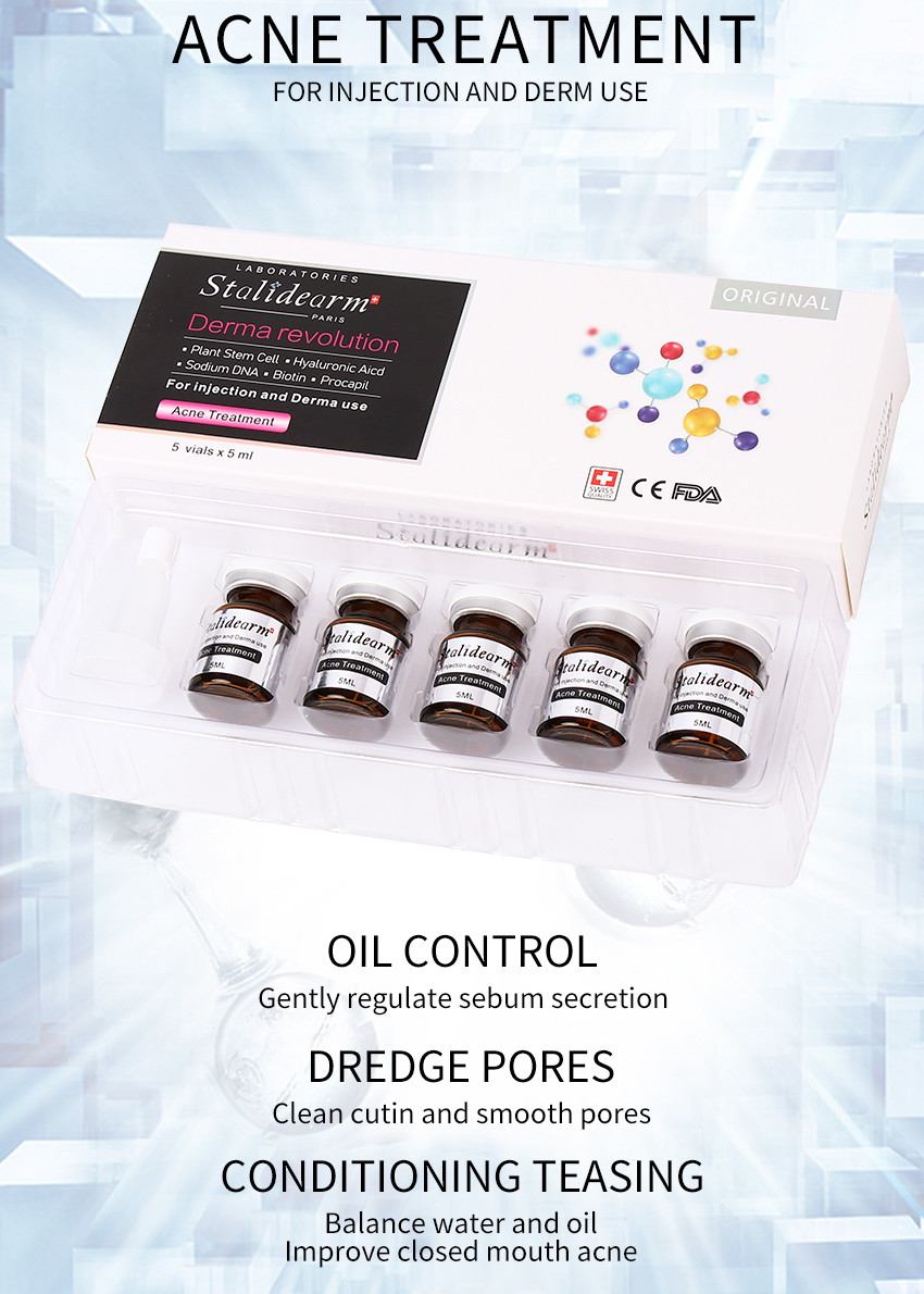 Acne Treatment Essence Serum Injection Use Meso Theraphy Safe Good Effect Serum Set 5pcs/Set