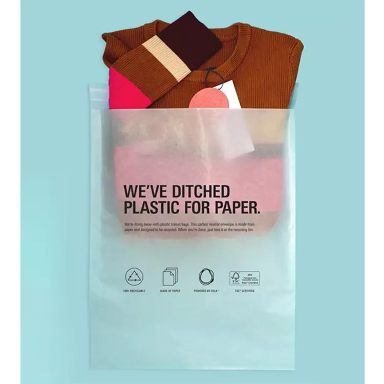 Wholesale eco friendly clothing bag shipping envelope bag custom recycled paper bag application express