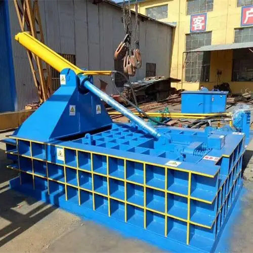 Horizontal Hydraulic Briquette Press Machine For Metal Scrap Baling Automatic