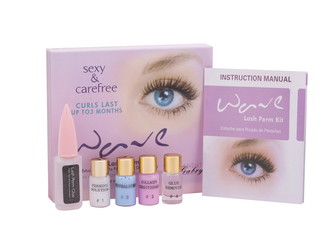 Pink 14.3*12.7*2.5 cm Wave Eyelashes Perm Kit Perfect Lashes For Eyelash lifting and perming