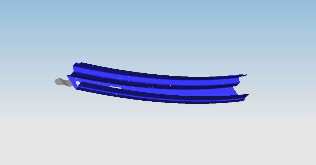 3D Stretch Bending Machine For Production Automotive Door & Windows Frames