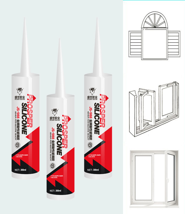 Non Corrosive Rtv Silicone Sealant , Waterproof Sealant For Metal And Glass