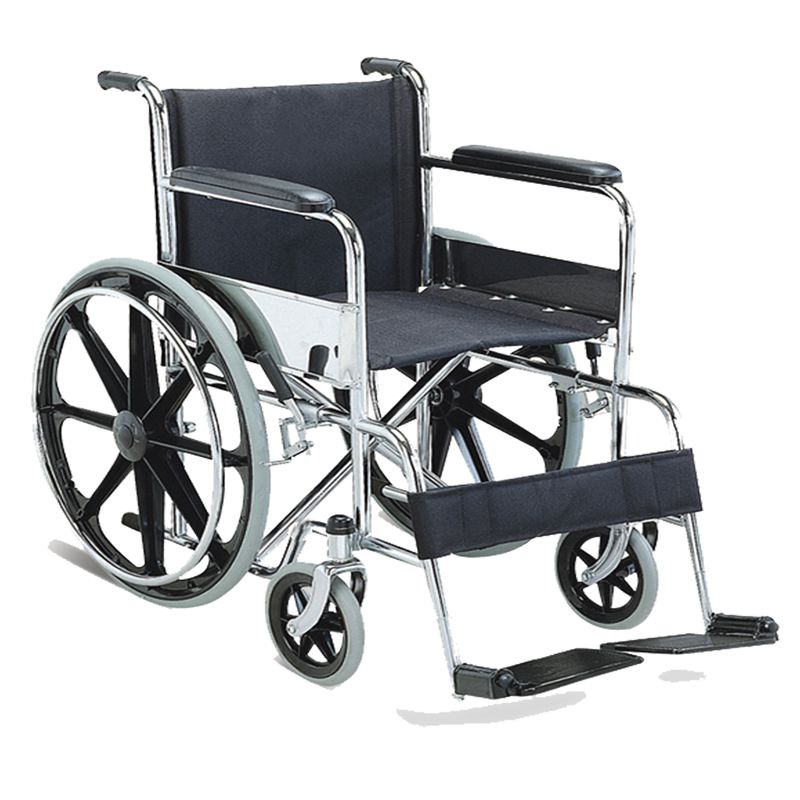 Stainless Steel Portable Wheelchair 20kg 455mm For Disabled Patient